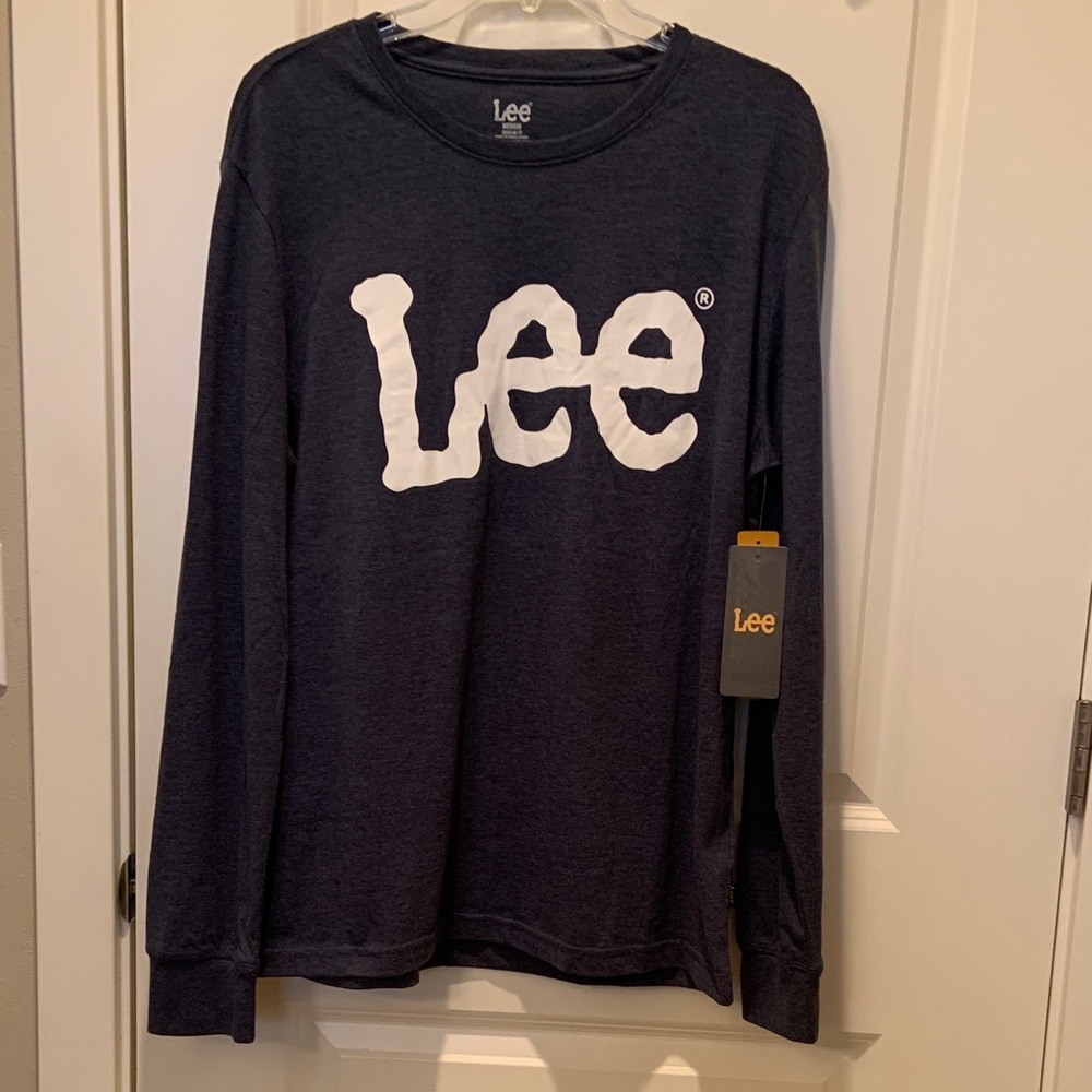 Lee Men's Dark Blue Long Sleeve Tee